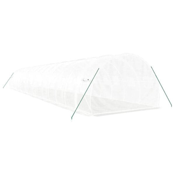 Tunel ogrodowy profesjonalny do upraw, biały, 48 m², 16x3x2 m - obrazek 6
