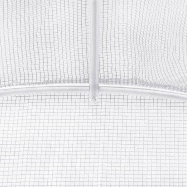 Tunel ogrodowy profesjonalny do upraw, biały, 60 m², 20x3x2 m - obrazek 9