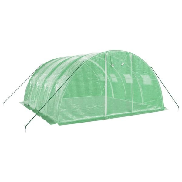 Tunel ogrodowy profesjonalny do upraw, zielony, 16 m², 4x4x2 m - obrazek 3
