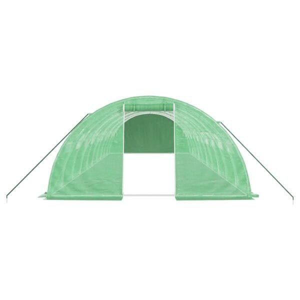 Tunel ogrodowy profesjonalny do upraw, zielony, 40 m², 10x4x2 m - obrazek 4