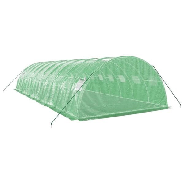 Tunel ogrodowy profesjonalny do upraw, zielony, 40 m², 10x4x2 m - obrazek 6