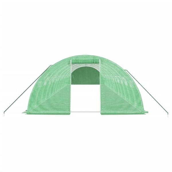 Tunel ogrodowy profesjonalny do upraw, zielony, 56 m², 14x4x2 m - obrazek 4