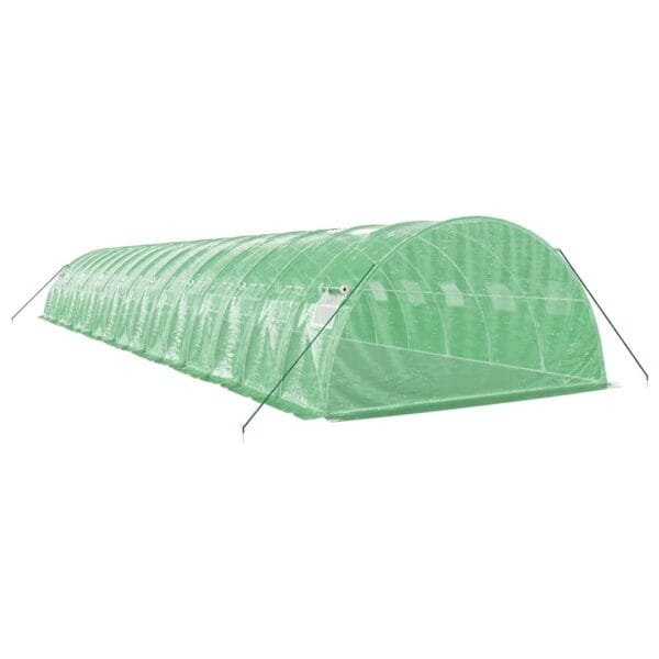 Tunel ogrodowy profesjonalny do upraw, zielony, 64 m², 16x4x2 m - obrazek 6