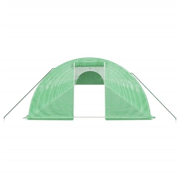 Tunel ogrodowy profesjonalny do upraw, zielony, 88 m², 22x4x2 m - obrazek 4