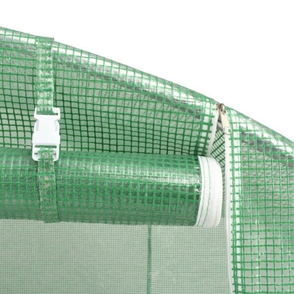 Tunel ogrodowy profesjonalny do upraw, zielony, 88 m², 22x4x2 m - obrazek 8