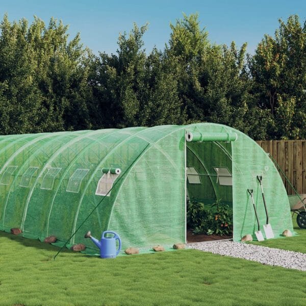 Tunel ogrodowy profesjonalny do upraw, zielony, 88 m², 22x4x2 m