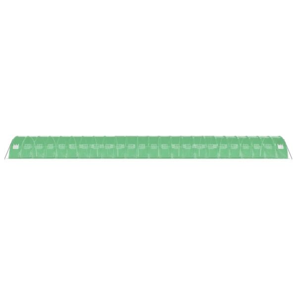 Tunel ogrodowy profesjonalny do upraw, zielony, 96 m², 24x4x2 m - obrazek 5