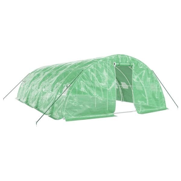 Tunel ogrodowy profesjonalny do upraw, zielony, 40 m², 8x5x2,3 m - obrazek 2