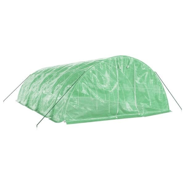 Tunel ogrodowy profesjonalny do upraw, zielony, 40 m², 8x5x2,3 m - obrazek 3