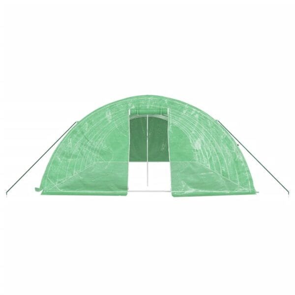 Tunel ogrodowy profesjonalny do upraw, zielony, 40 m², 8x5x2,3 m - obrazek 4