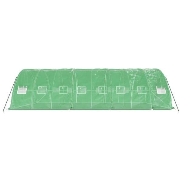 Tunel ogrodowy profesjonalny do upraw, zielony, 40 m², 8x5x2,3 m - obrazek 5