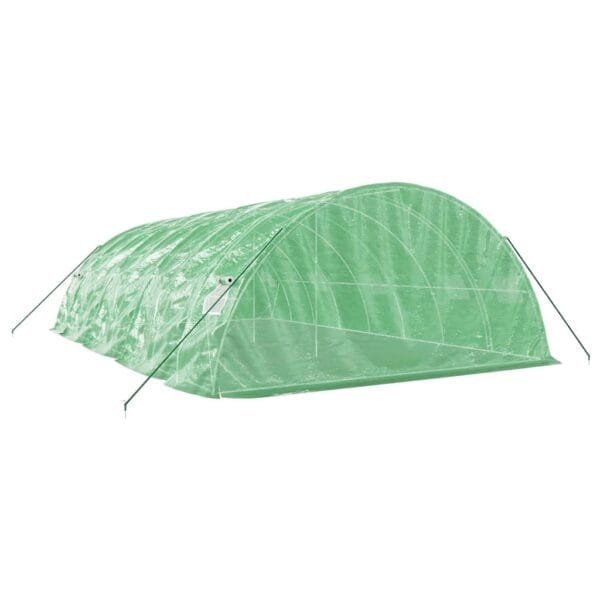 Tunel ogrodowy profesjonalny do upraw, zielony, 40 m², 8x5x2,3 m - obrazek 6