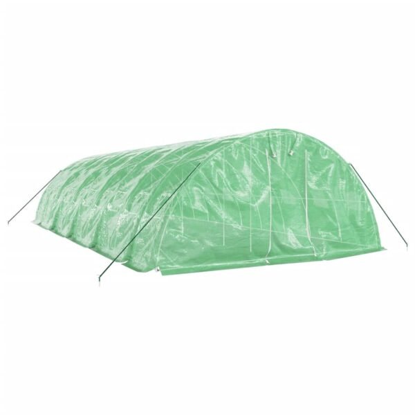 Tunel ogrodowy profesjonalny do upraw, zielony, 50 m², 10x5x2,3 m - obrazek 3