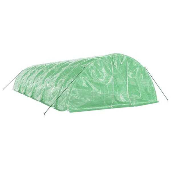 Tunel ogrodowy profesjonalny do upraw, zielony, 60 m², 12x5x2,3 m - obrazek 3