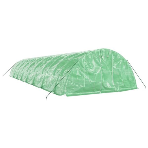 Tunel ogrodowy profesjonalny do upraw, zielony, 80 m², 16x5x2,3 m - obrazek 3