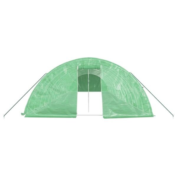 Tunel ogrodowy profesjonalny do upraw, zielony, 80 m², 16x5x2,3 m - obrazek 4