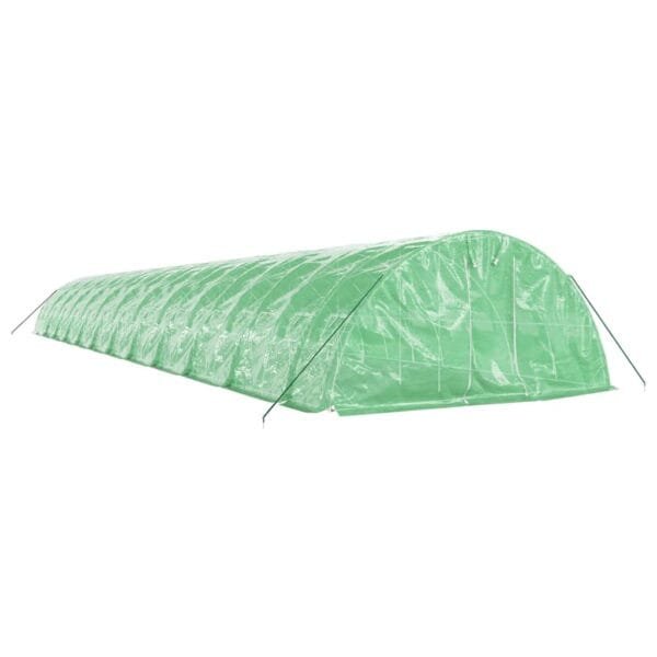 Tunel ogrodowy profesjonalny do upraw, zielony, 120 m², 24x5x2,3 m - obrazek 3