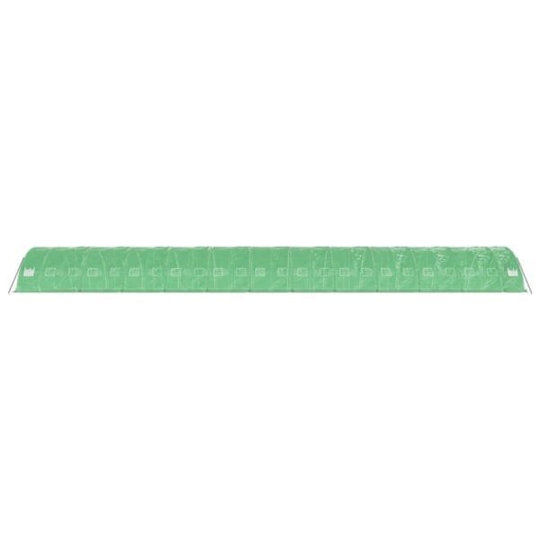 Tunel ogrodowy profesjonalny do upraw, zielony, 120 m², 24x5x2,3 m - obrazek 5