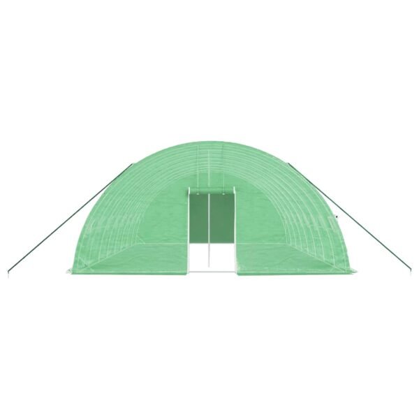 Tunel ogrodowy profesjonalny do upraw, zielony, 48 m², 8x6x2,85 m - obrazek 4
