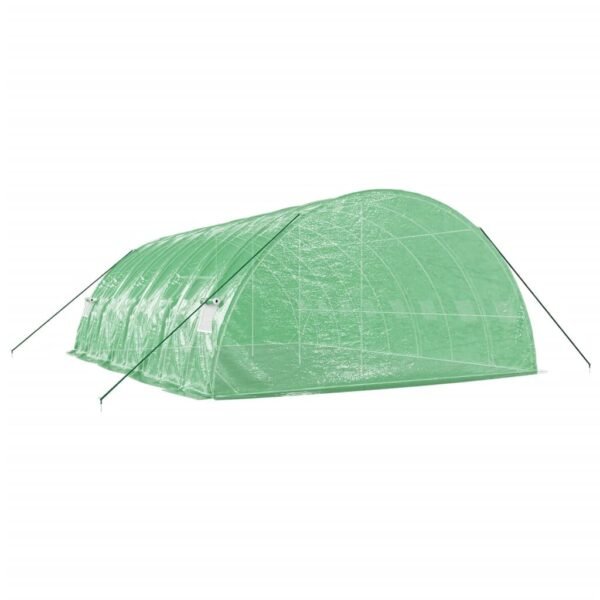 Tunel ogrodowy profesjonalny do upraw, zielony, 48 m², 8x6x2,85 m - obrazek 6