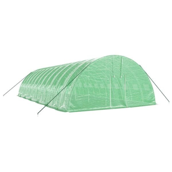 Tunel ogrodowy profesjonalny do upraw, zielony, 72 m², 12x6x2,85 m - obrazek 3
