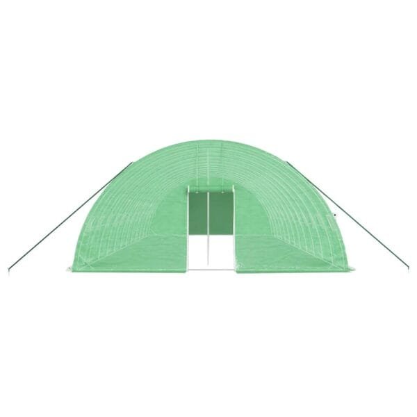 Tunel ogrodowy profesjonalny do upraw, zielony, 72 m², 12x6x2,85 m - obrazek 4