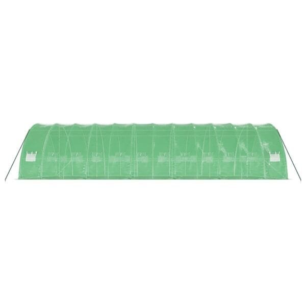 Tunel ogrodowy profesjonalny do upraw, zielony, 72 m², 12x6x2,85 m - obrazek 5