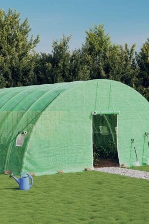 Tunel ogrodowy profesjonalny do upraw, zielony, 72 m², 12x6x2,85 m