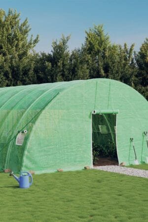 Tunel ogrodowy profesjonalny do upraw, zielony, 96 m², 16x6x2,85 m