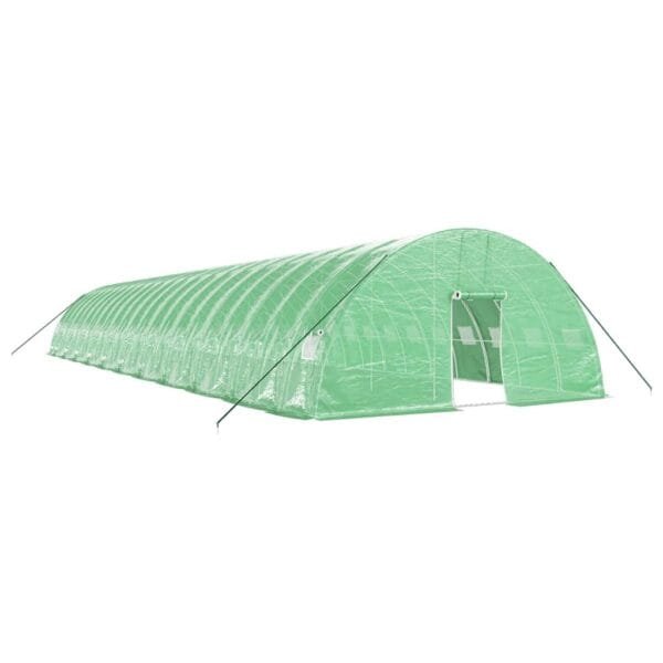Tunel ogrodowy profesjonalny do upraw, zielony, 132 m², 22x6x2,85 m - obrazek 2