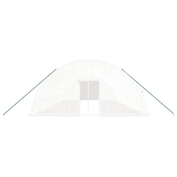 Tunel ogrodowy profesjonalny do upraw, biały, 72 m², 12x6x2,85 m - obrazek 4