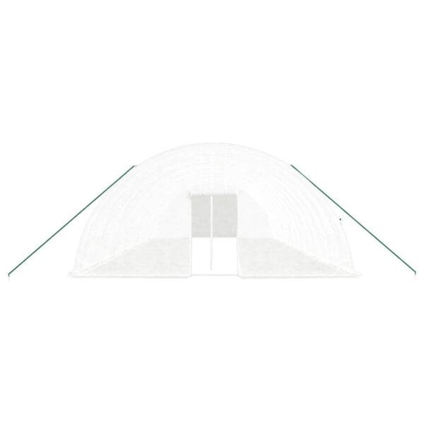 Tunel ogrodowy profesjonalny do upraw, biały, 84 m², 14x6x2,85 m - obrazek 4