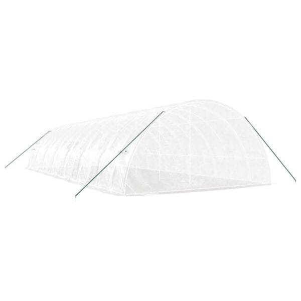 Tunel ogrodowy profesjonalny do upraw, biały, 84 m², 14x6x2,85 m - obrazek 6