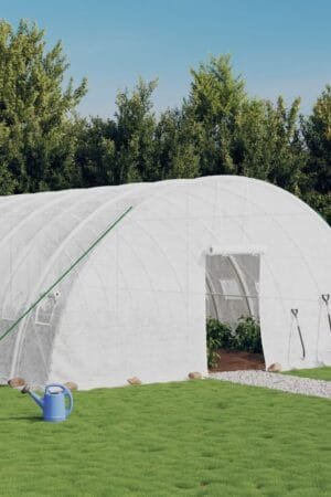 Tunel ogrodowy profesjonalny do upraw, biały, 84 m², 14x6x2,85 m