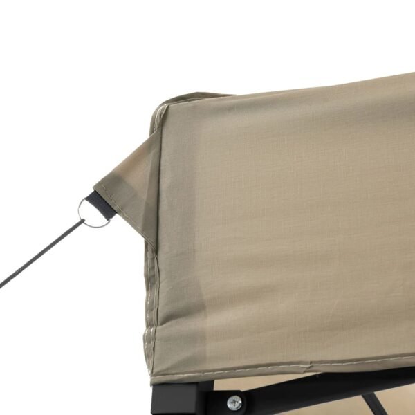 Składany namiot imprezowy typu pop-up, taupe, 580x292x315 cm - obrazek 7