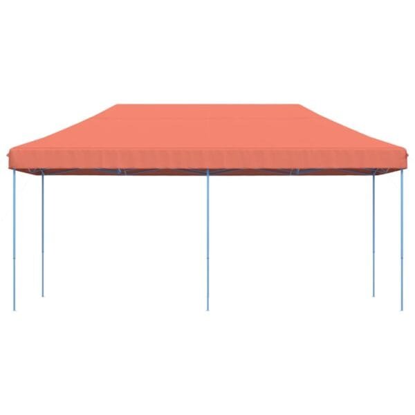 Składany namiot imprezowy typu pop-up, terakota, 580x292x315 cm - obrazek 3