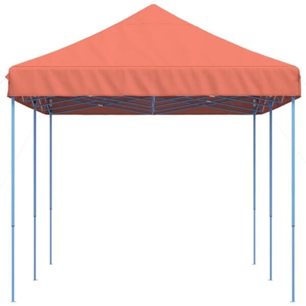 Składany namiot imprezowy typu pop-up, terakota, 580x292x315 cm - obrazek 4