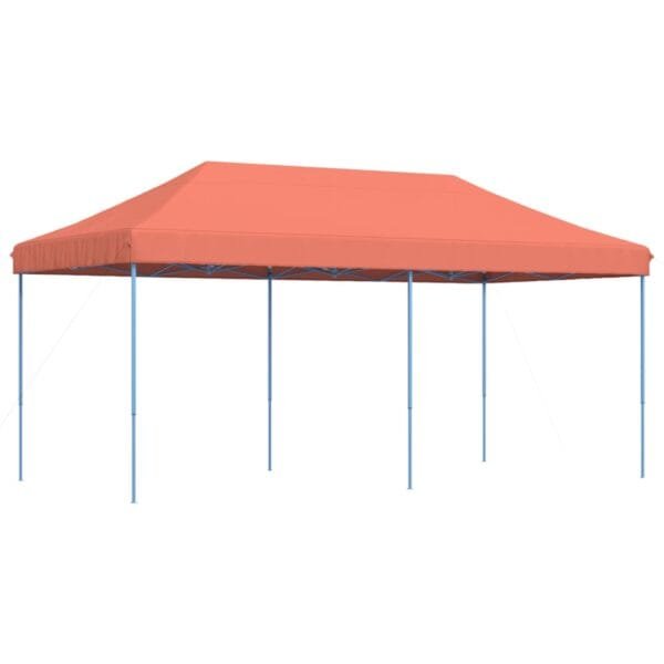 Składany namiot imprezowy typu pop-up, terakota, 580x292x315 cm - obrazek 5