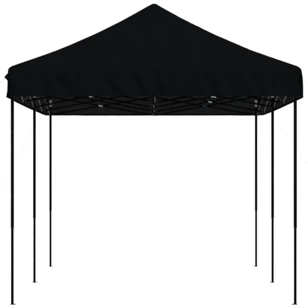 Składany namiot imprezowy typu pop-up, czarny, 580x292x315 cm - obrazek 4