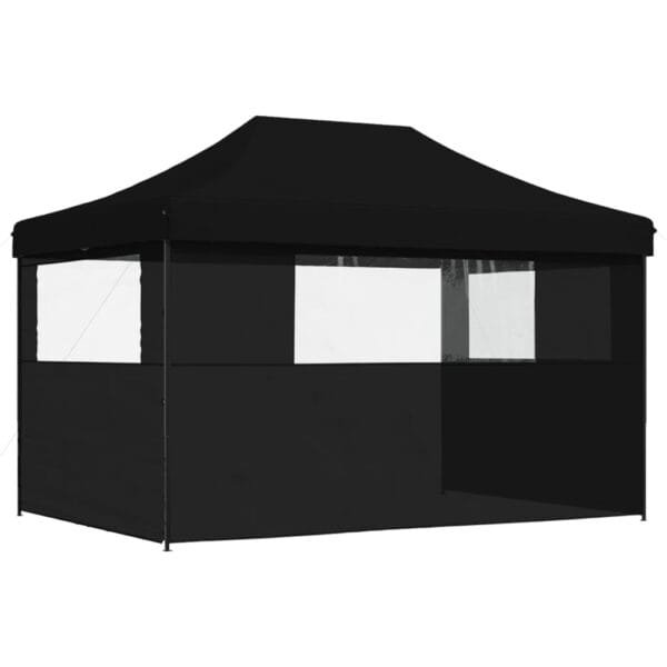 Namiot imprezowy typu pop-up z 3 ściankami, czarny - obrazek 5