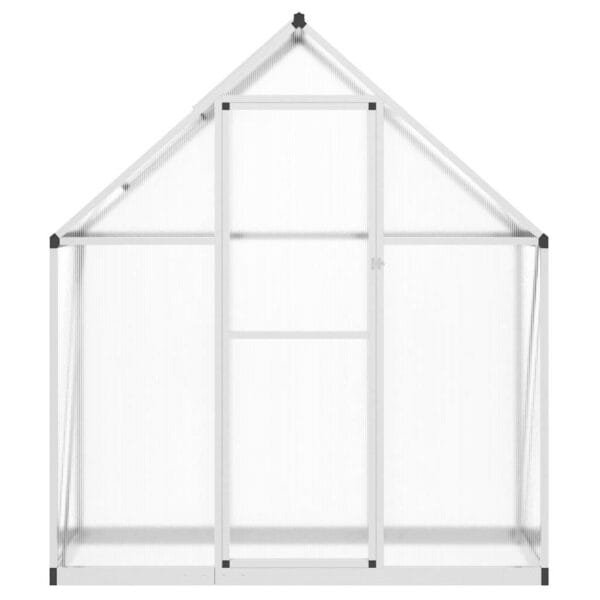 Szklarnia z poliwęglanu, szklarnia ogrodowa 169x58x195  - aluminium - obrazek 3