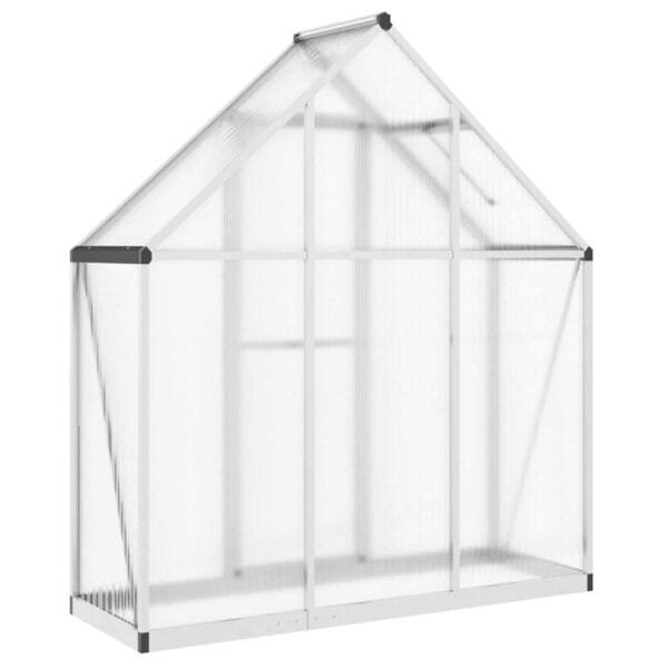 Szklarnia z poliwęglanu, szklarnia ogrodowa 169x58x195  - aluminium - obrazek 5