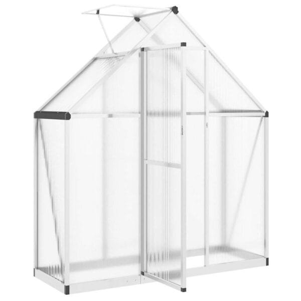 Szklarnia z poliwęglanu, szklarnia ogrodowa 169x58x195  - aluminium - obrazek 6
