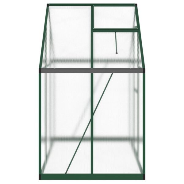 Szklarnia z poliwęglanu, szklarnia ogrodowa 169x114x195 - aluminium - obrazek 4