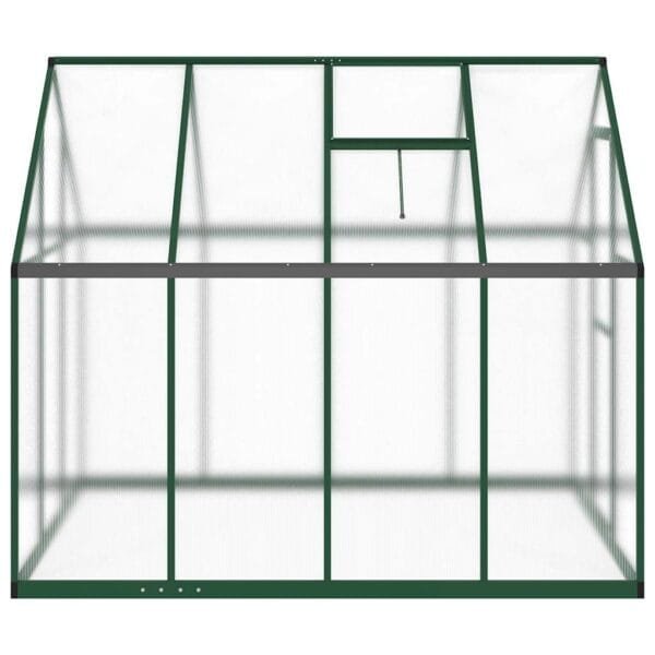 Szklarnia z poliwęglanu, szklarnia ogrodowa 224x169x195 - aluminium - obrazek 4