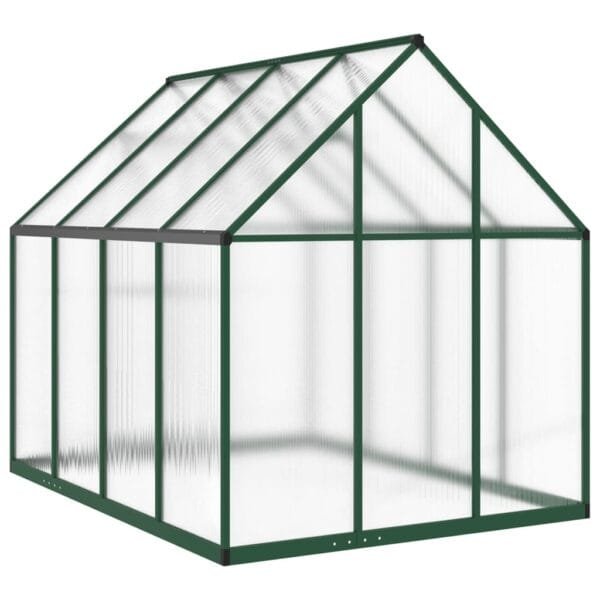 Szklarnia z poliwęglanu, szklarnia ogrodowa 224x169x195 - aluminium - obrazek 5