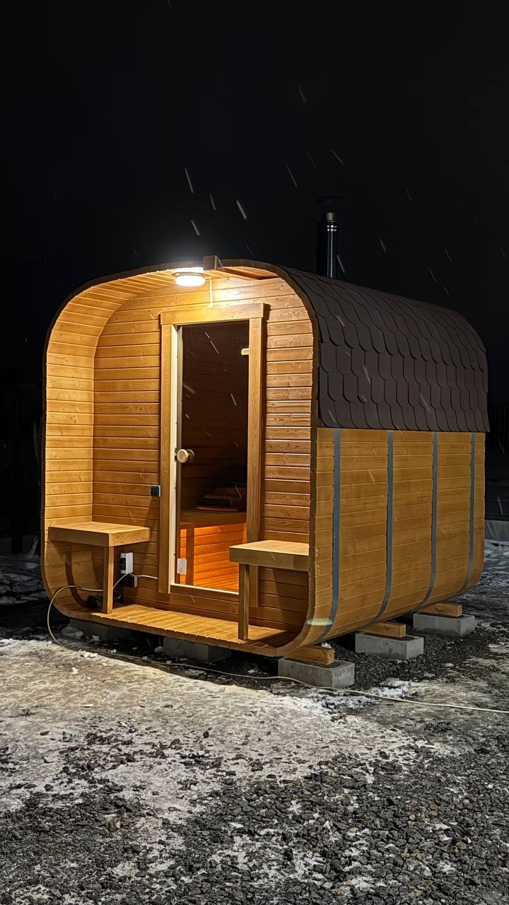 Sauna Ogrodowa QUADRO 340 z tarasem i przedsionkiem – kpl. - obrazek 16