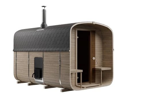 Sauna Ogrodowa QUADRO 340 z tarasem i przedsionkiem – kpl. - obrazek 8