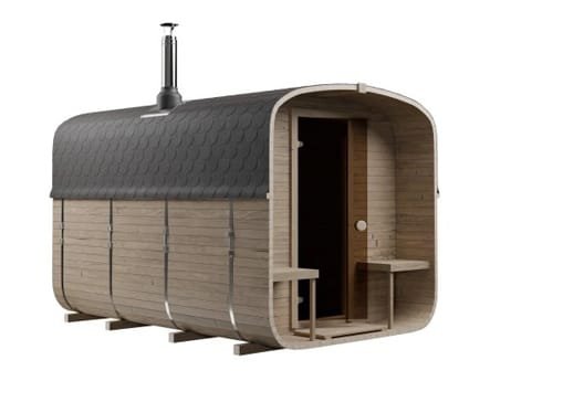 Sauna Ogrodowa QUADRO 340 z tarasem i przedsionkiem – kpl. - obrazek 9